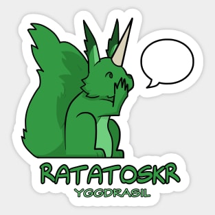 Compendium of Arcane Beasts and Critters - Ratatoskr Sticker